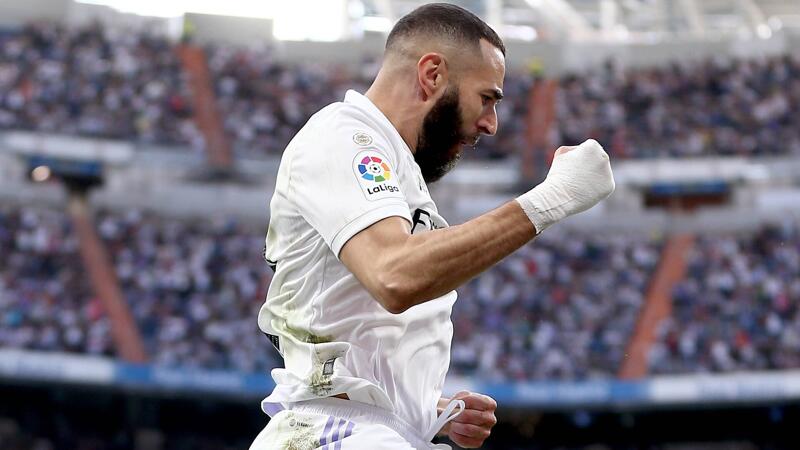 Benzema-Hattrick bei Tor-Festival in Madrid