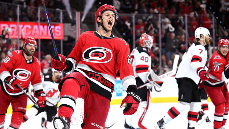 <a href='/de/daten/news/eishockey/nhl/' class='tag'>NHL</a>: Hurricanes fegen ein zweites Mal über die Devils hinweg