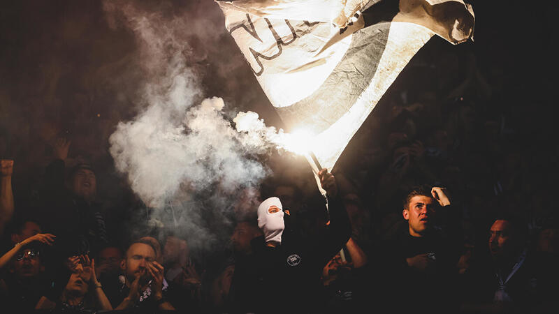 Die besten Bilder der Sturm- und Rapid-Fans aus Klagenfurt