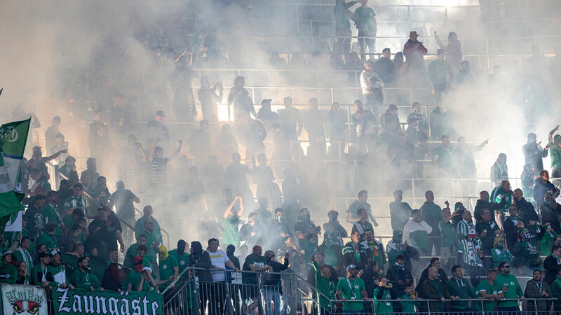 Die besten Bilder der Sturm- und Rapid-Fans aus Klagenfurt