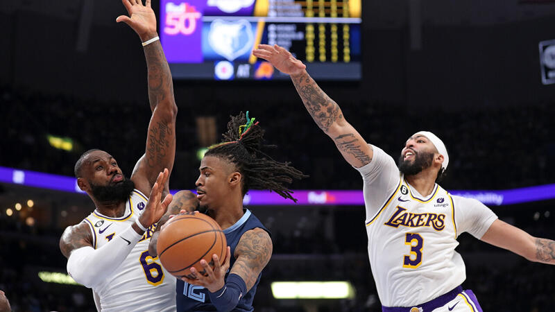 <a href='/de/daten/news/basketball/nba/' class='tag'>NBA</a>: Lakers siegen zum Playoff-Auftakt in Memphis