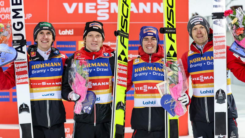 Österreich-Tag in Planica: ÖSV siegt auch im Teambewerb