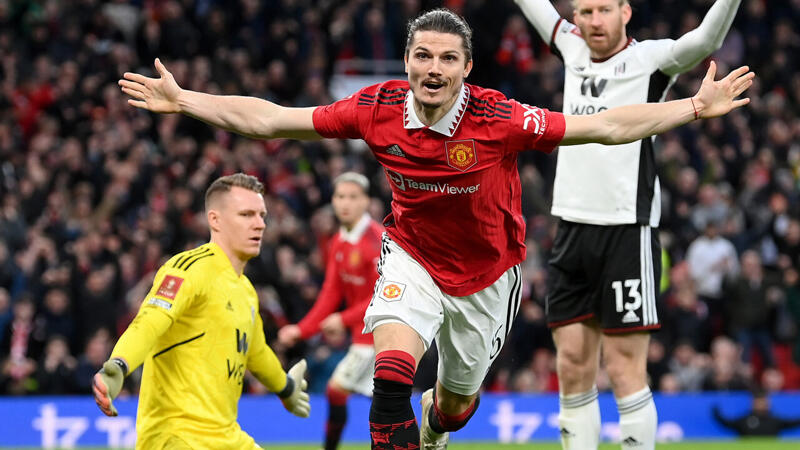 FA Cup: Sabitzer schießt <a href='/de/daten/news/fussball/manchester-united/' class='tag'>Manchester United</a> ins Halbfinale