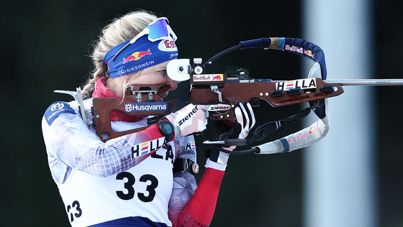 Lisa Hauser verschießt einen erneuten Spitzenplatz