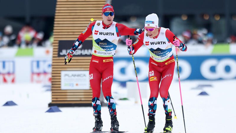 Favoritensieg in der Langlauf-Staffel der Männer