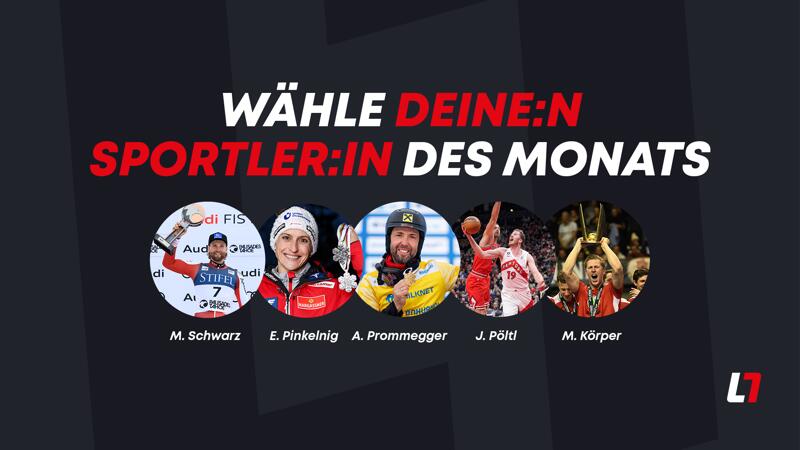 Wahl: Österreichs Sportler:in des Monats Feber