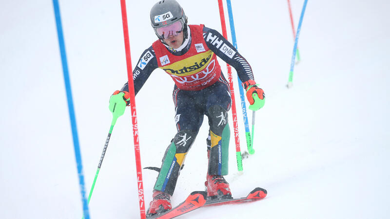 Junger Norweger greift im Slalom nach der 1. Kristallkugel