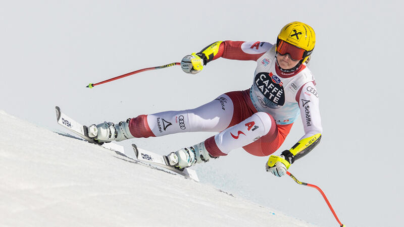 ÖSV-Frauen im Crans-Montana-Abfahrtstraining weit zurück