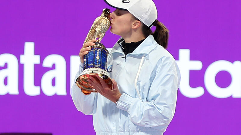 Swiatek stürmt in Doha zu ihrem zwölften <a href='/de/daten/news/tennis/wta/' class='tag'>WTA</a>-Toursieg