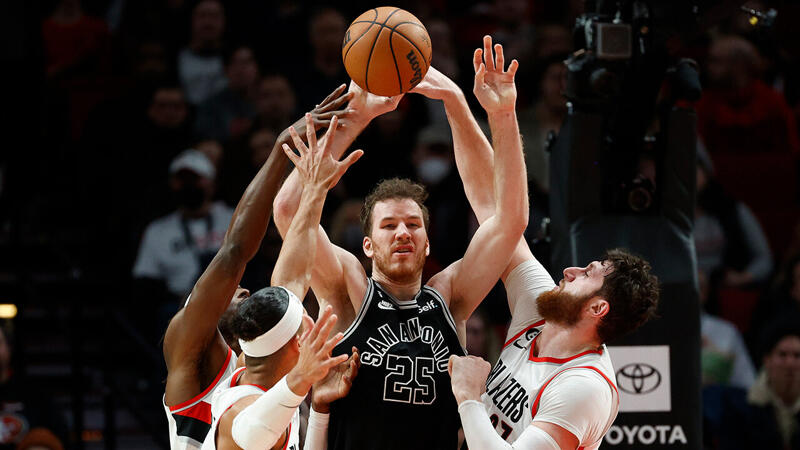 Pöltl und Spurs verlieren auch in Portland