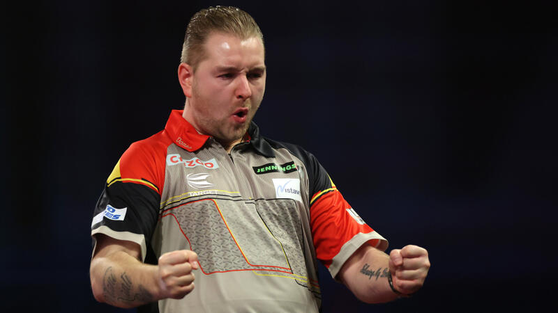 <a href='/de/daten/news/darts/' class='tag'>Darts</a>-WM: Van den Bergh, Rock und Clayton im Achtelfinale