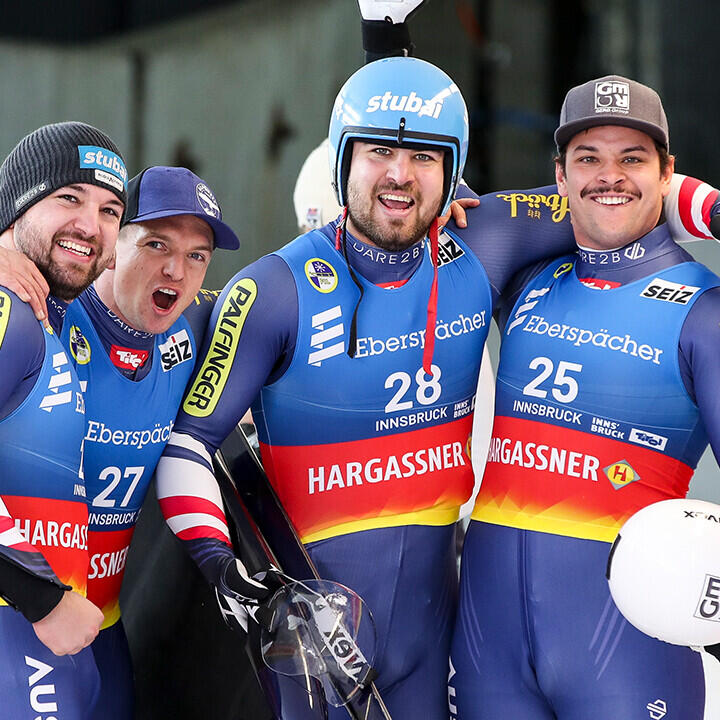 ÖRV-Wahnsinn in Igls! Vierfach-Sieg im Herren-Einsitzer