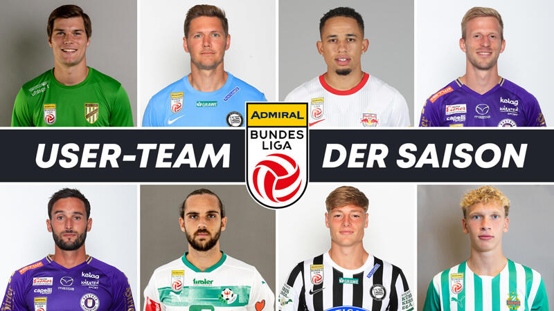 Das LAOLA1-User-Team der Bundesliga-Herbstsaison