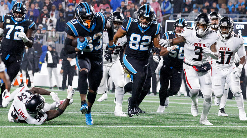 Carolina Panthers setzen sich gegen Atlanta Falcons durch