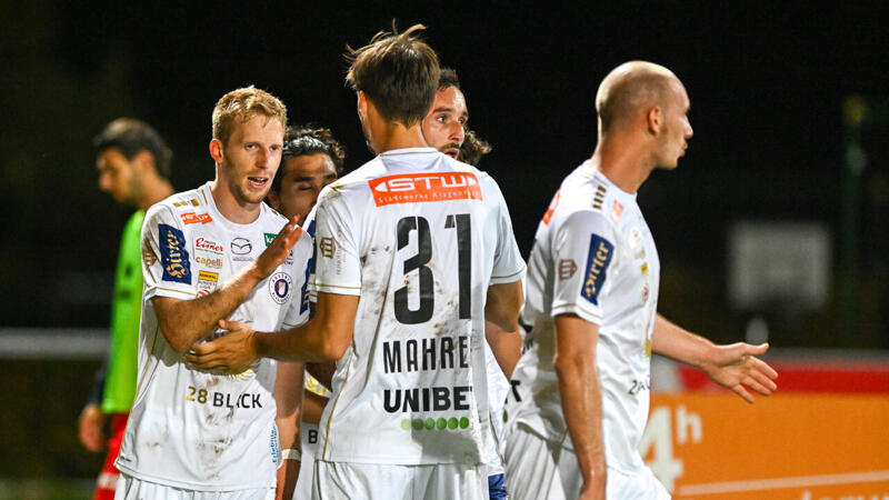 Klagenfurt mit viel Mühe im ÖFB-Cup-Viertelfinale