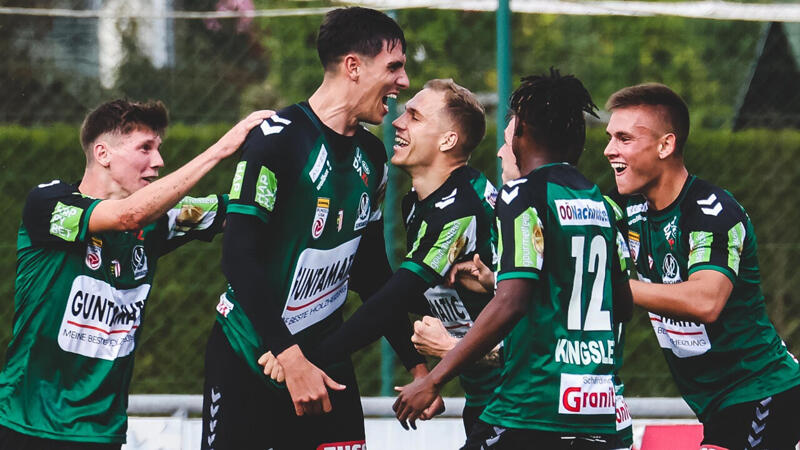 Der <a href='/de/daten/news/fussball/sv-ried/' class='tag'>SV Ried</a> gelingt der Befreiungsschlag