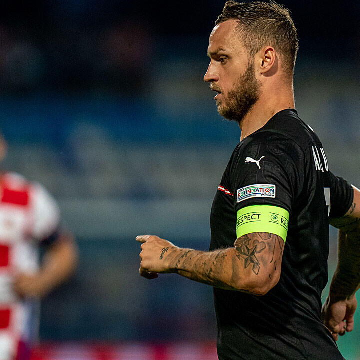 Marko Arnautovic zieht Hut vor Luka Modric