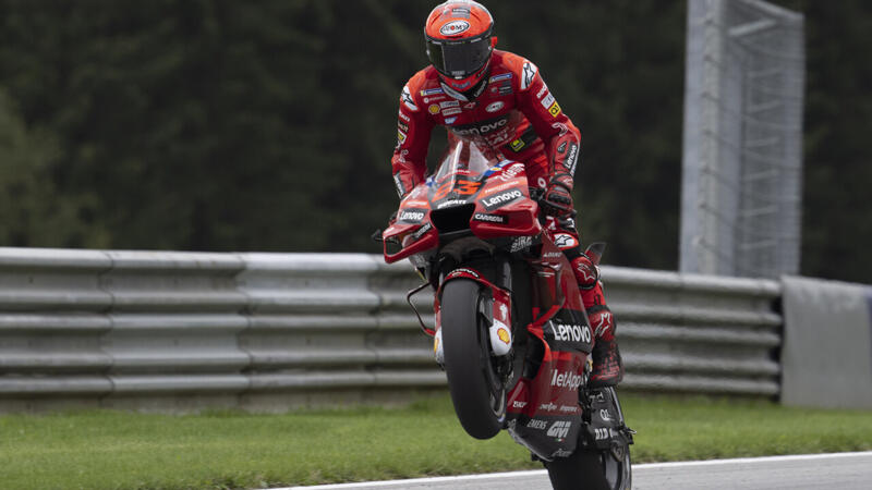 Bagnaia-Sieg bei Ducati-Festspielen in Spielberg