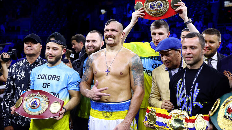 Weltmeister Usyk war als Freiwilliger im Kriegseinsatz