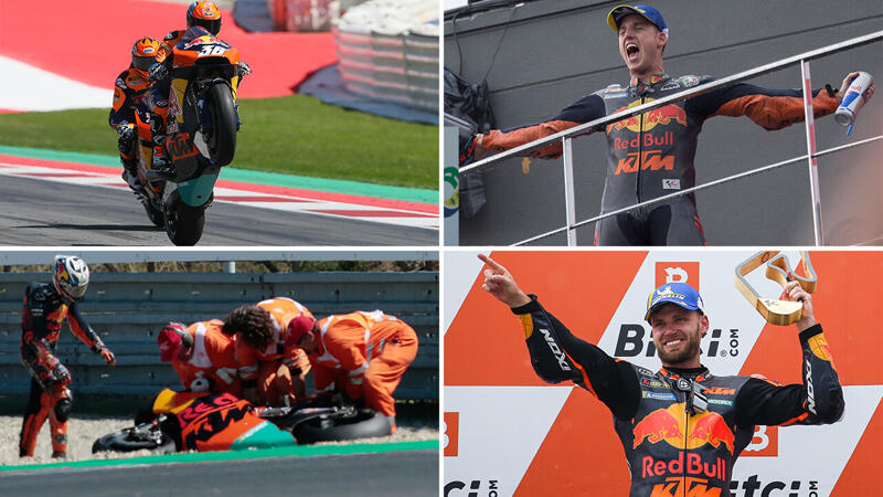 100 Rennen in der <a href='/de/daten/news/motorsport/motogp/' class='tag'>MotoGP</a>! KTM im Zeitenwandel