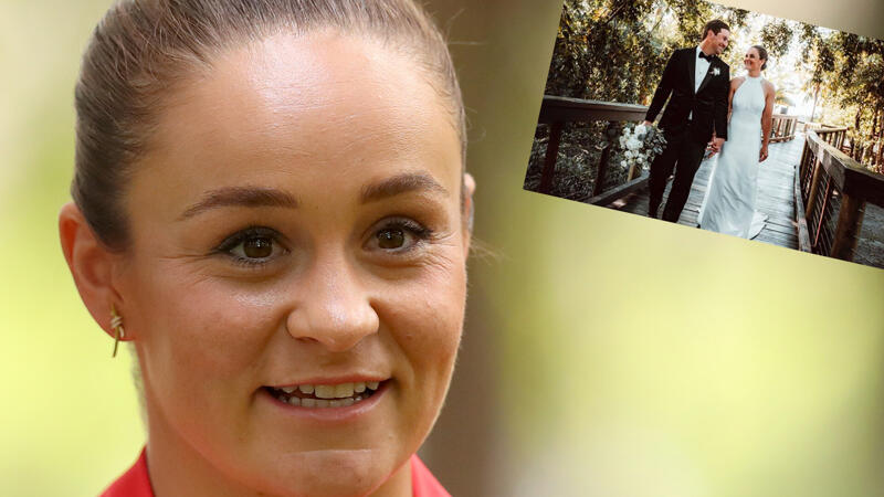 Ashleigh Barty ist unter der Haube