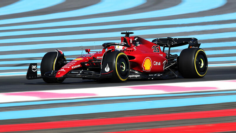 Leclerc-Crash als Führender im Frankreich-GP