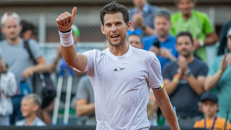 Thiem in Gstaad wieder im Viertelfinale