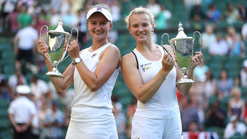 Tschechinnen gewinnen Doppel-Titel in <a href='/de/daten/news/tennis/wimbledon/' class='tag'>Wimbledon</a>