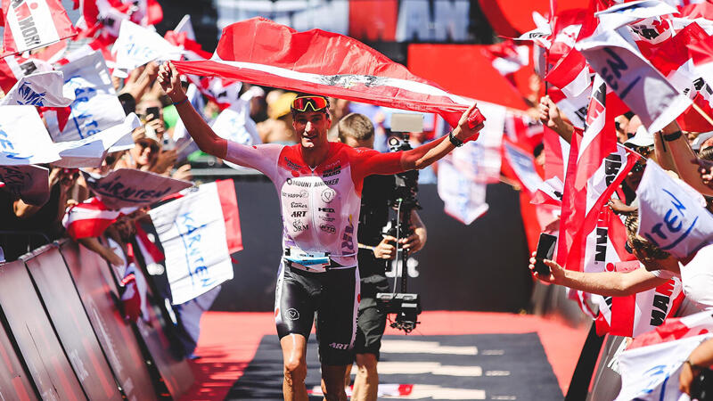 Michael Weiss bei Ironman Austria auf Platz zwei