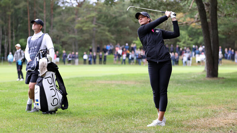 Schwedens Top-Stars Annika Sörenstam und Henrik Stenson staunten