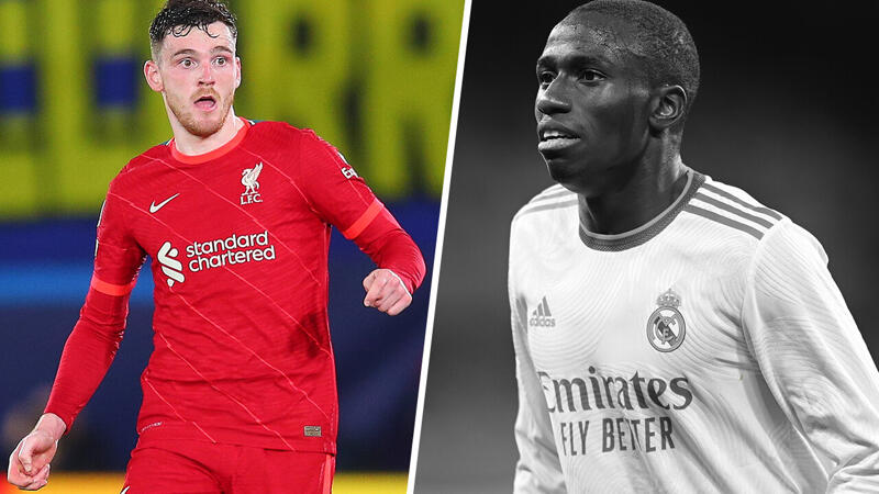 Andrew Robertson gegen Ferland Mendy