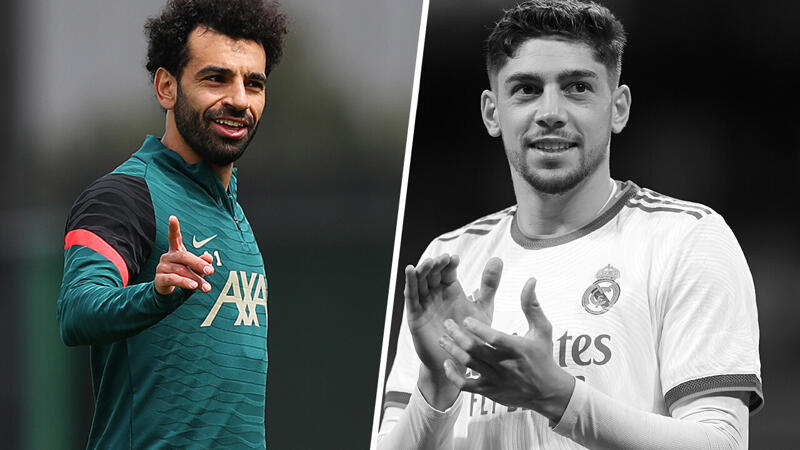 Mohamed Salah gegen Federico Valverde