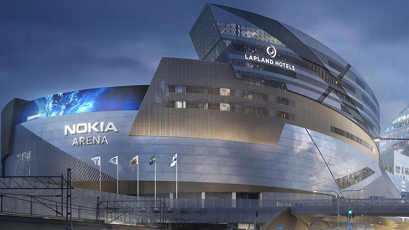 Nokia-areena: Finnlands nagelneues Schmuckkästchen