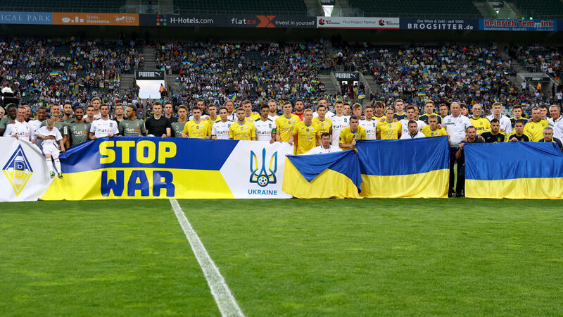 Emotionales Spiel in Gladbach geht an Ukraine