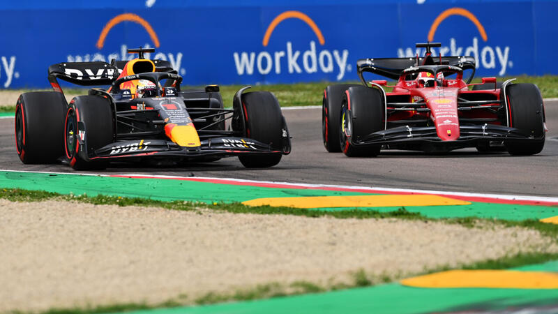 Verstappen fightet Leclerc im Imola-Sprint nieder