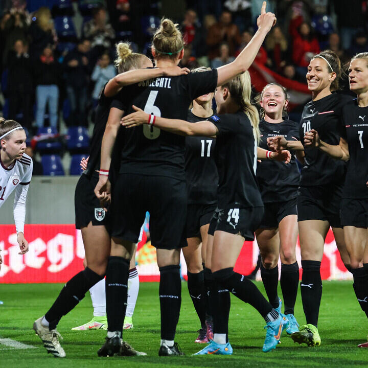 ÖFB-Frauen mit WM-Quali-Kantersieg gegen Lettland