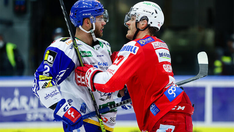 <a href='/de/daten/news/eishockey/vsv/' class='tag'>VSV</a> und <a href='/de/daten/news/eishockey/kac/' class='tag'>KAC</a> mit Selbstvertrauen ins Playoff