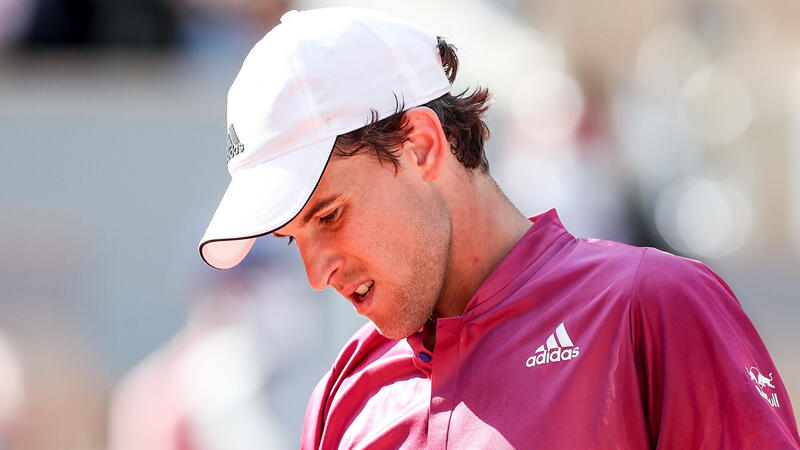 Dominic Thiem bricht Training ab