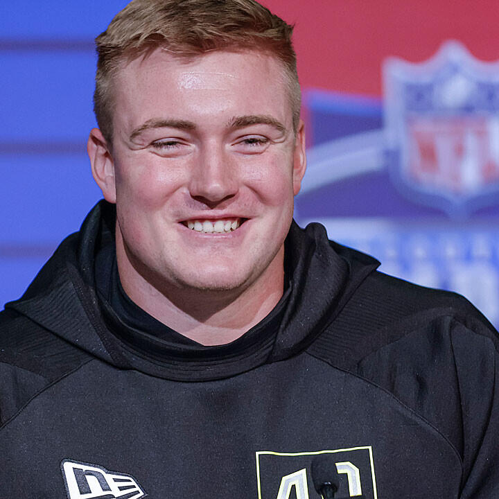 NFL Combine: Bernhard Raimann untermauert Status