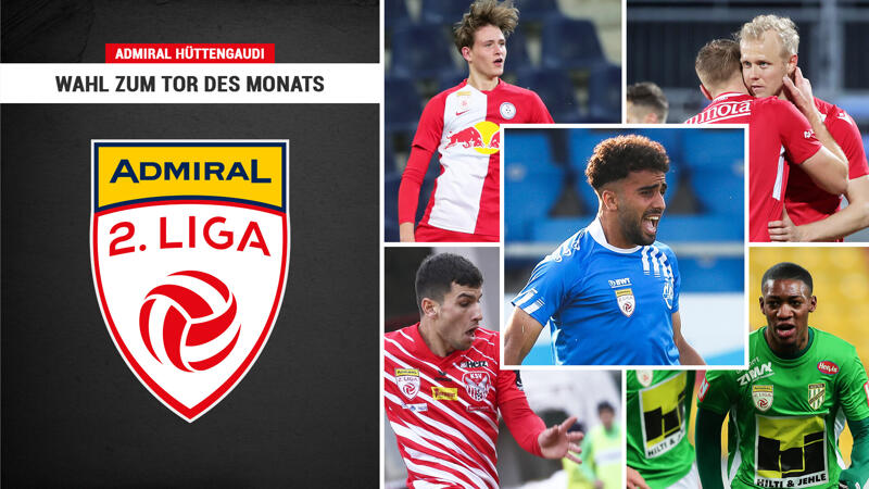 2. Liga: Wahl zum 'Tor des Monats Februar'