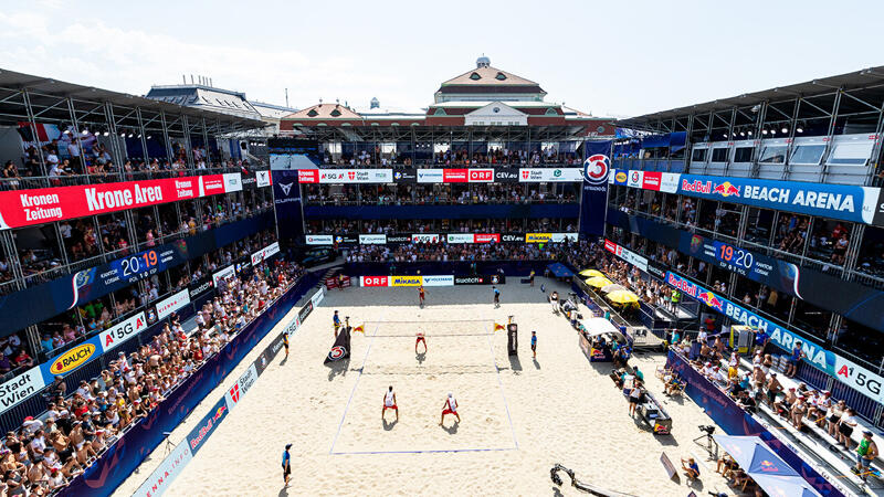 Neues Top-Beachvolleyball-Turnier in Wien