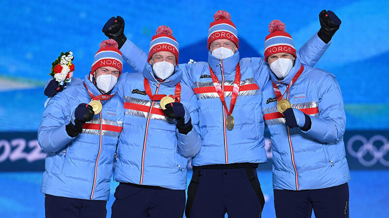 Medaillenspiegel: Norwegen im Biathlon Nummer 1