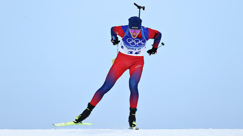 Johannes Boe im Biathlon-Sprint überragend