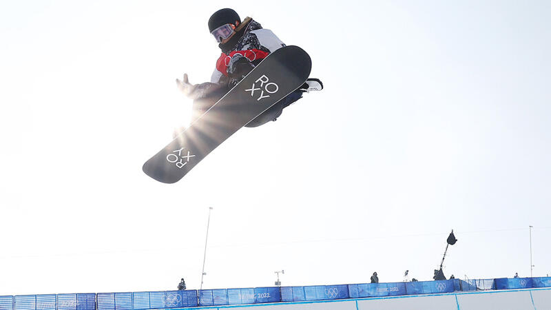 Gold in der Halfpipe geht an die Top-Favoritin