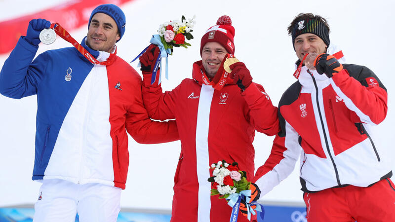 Feuz und Clarey nach Gold und Silber emotional