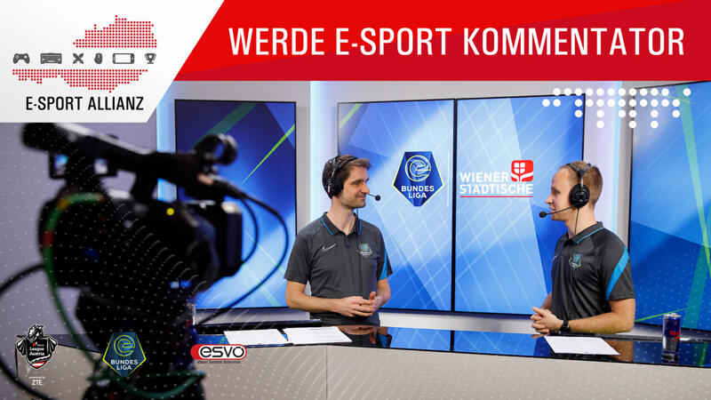 Jetzt E-Sport-Kommentator werden!