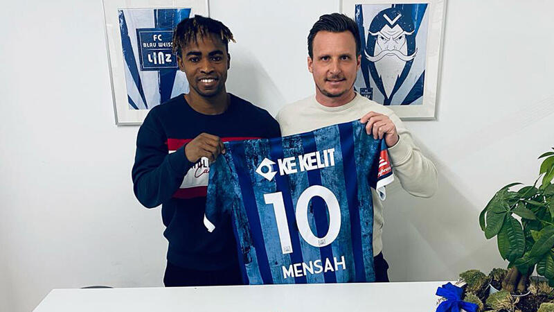 FC Blau-Weiß Linz verpflichtet Paul Mensah