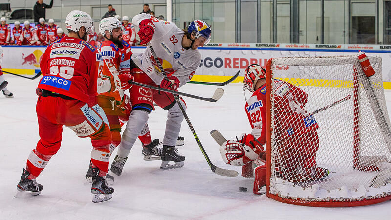 Red Bull Salzburg biegt den KAC im Spitzenspiel