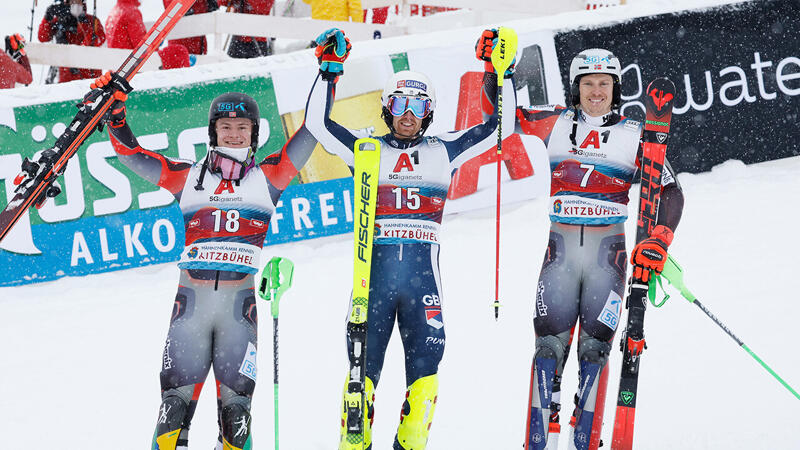 Hahnenkammrennen: Ergebnis des Kitz-Slaloms