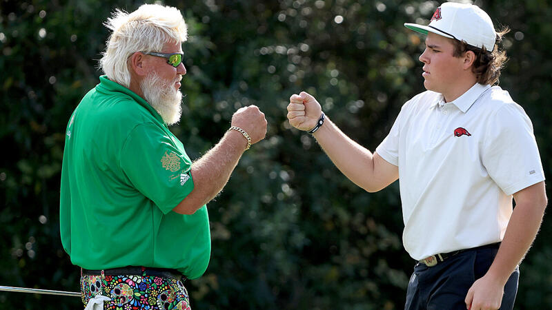 John Daly und sein Sohn siegen vor Familie Woods